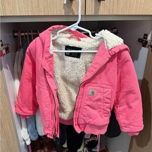 Carhartt Pink Fleece-Lined Jacket